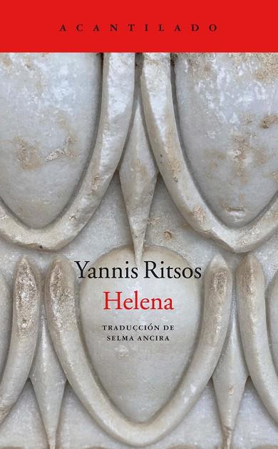 Helena | 9788418370762 | Ritsos, Yannis | Librería Castillón - Comprar libros online Aragón, Barbastro