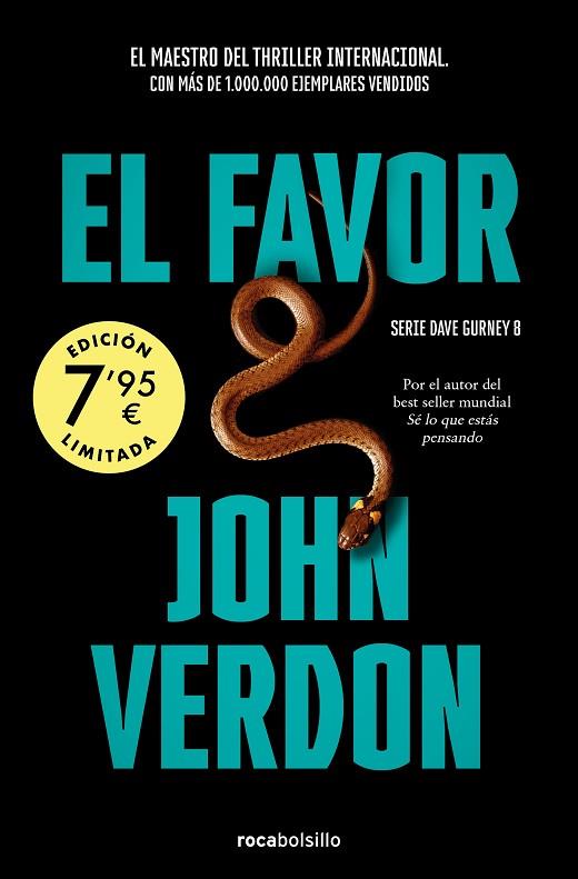 El favor (Serie David Gurney 8) | 9788419498175 | Verdon, John | Librería Castillón - Comprar libros online Aragón, Barbastro