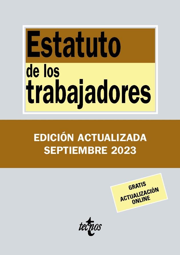 Estatuto de los Trabajadores | 9788430988389 | Editorial Tecnos | Librería Castillón - Comprar libros online Aragón, Barbastro