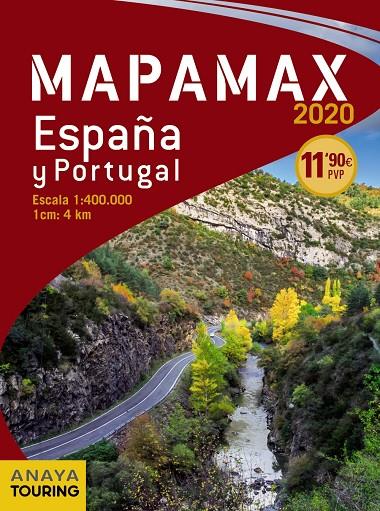 Mapamax - 2020 | 9788491582939 | Anaya Touring | Librería Castillón - Comprar libros online Aragón, Barbastro
