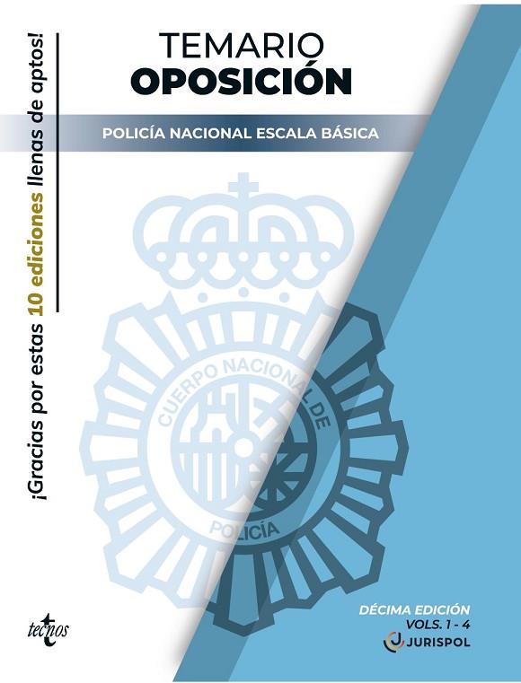 Pack Temario Oposición Escala Básica Policía Nacional | 9788430983032 | Jurispol / Rius Diego, Francisco J. | Librería Castillón - Comprar libros online Aragón, Barbastro