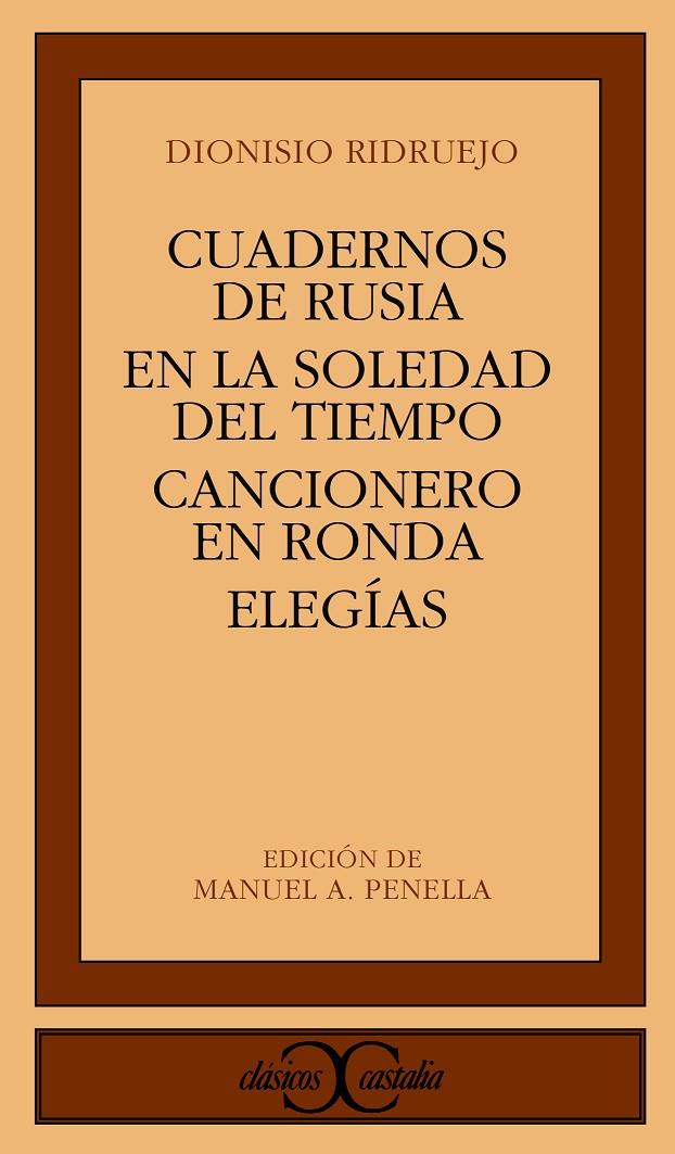 Cuadernos de Rusia | 9788470393778 | Ridruejo, Dionisio | Librería Castillón - Comprar libros online Aragón, Barbastro