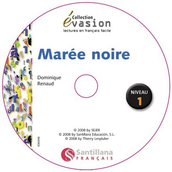 MAREE NOIRE + CD - EVASION 1 | 9788496597303 | RENAUD, DOMINIQUE | Librería Castillón - Comprar libros online Aragón, Barbastro