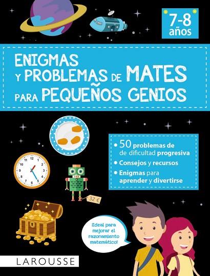 Enigmas y problemas de mates para pequeños genios (7-8 años) | 9788418882883 | Urvoy, Delphine | Librería Castillón - Comprar libros online Aragón, Barbastro