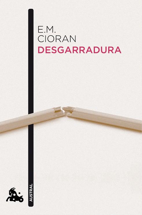 Desgarradura | 9788483834978 | Cioran, Emil | Librería Castillón - Comprar libros online Aragón, Barbastro