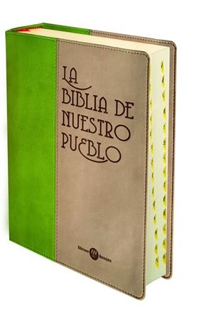 BIBLIA DE NUESTRO PUEBLO, LA (PIEL BICOLOR) | 9788427129986 | Librería Castillón - Comprar libros online Aragón, Barbastro