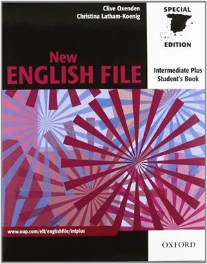 NEW ENGLISH FILE INTERMEDIATE PLUS PACK SIN SOLUCIONES | 9780194519717 | Oxenden, Clive/Latham-Koenig, Christina | Librería Castillón - Comprar libros online Aragón, Barbastro