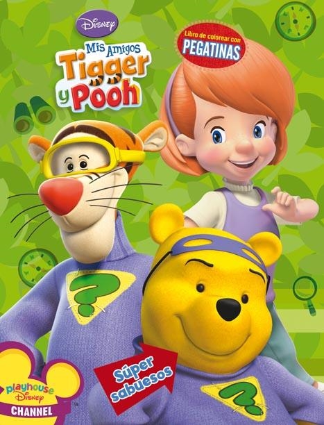 MIS AMIGOS TIGGER Y POOH : SÚPER SABUESOS : LIBRO DE COLOREAR CON PEGATINAS | 9788444162836 | WALT DISNEY COMPANY; MILNE, A. A.; SHEPARD, E. H. | Librería Castillón - Comprar libros online Aragón, Barbastro