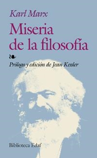 MISERIA DE LA FILOSOFIA | 9788441414518 | MARX, KARL | Librería Castillón - Comprar libros online Aragón, Barbastro