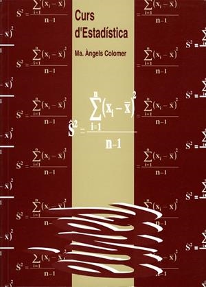 CURS D'ESTADISTICA | 9788489727502 | COLOMER, M. ANGELS | Librería Castillón - Comprar libros online Aragón, Barbastro