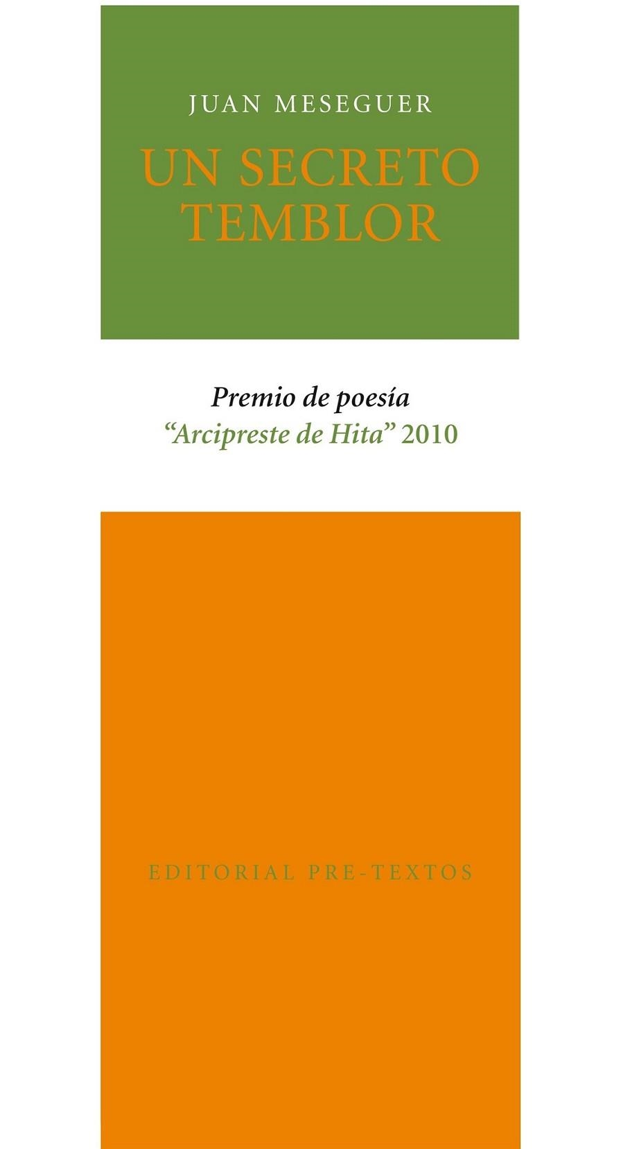 UN SECRETO TEMBLOR | 9788415297208 | MESEGUER, JUAN | Librería Castillón - Comprar libros online Aragón, Barbastro