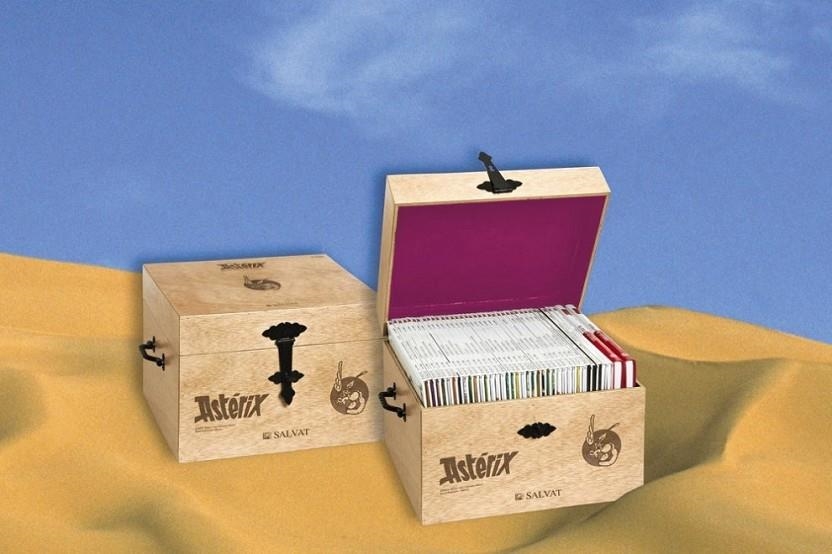 CAJA ESTUCHE MADERA ASTERIX CASTELLANO | 9788421686300 | GOSCINNY, RENE ; UDERZO, ALBERT | Librería Castillón - Comprar libros online Aragón, Barbastro