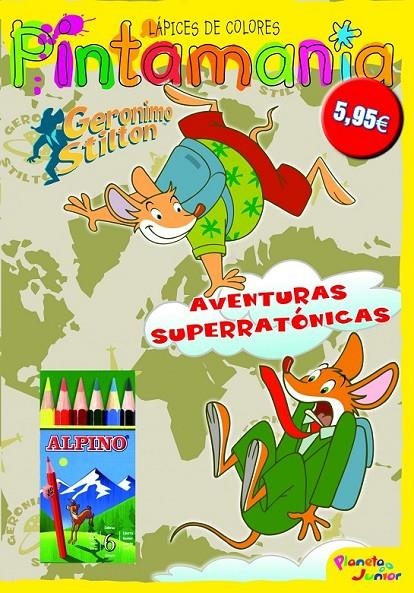 GERONIMO STILTON PINTAMANÍA LÁPICES DE COLORES | 9788408100881 | STILTON, GERONIMO | Librería Castillón - Comprar libros online Aragón, Barbastro