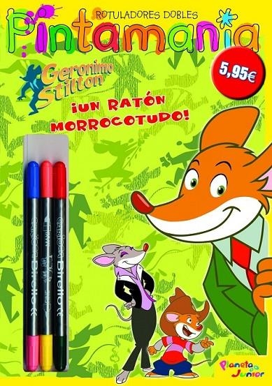 GERONIMO STILTON PINTAMANÍA ROTULADORES DOBLES | 9788408100898 | STILTON, GERONIMO | Librería Castillón - Comprar libros online Aragón, Barbastro