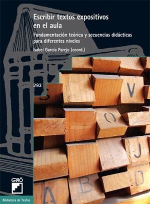 ESCRIBIR TEXTOS EXPOSITIVOS EN EL AULA | 9788499803678 | GARCIA PAREJO, ISABEL (COORD.) | Librería Castillón - Comprar libros online Aragón, Barbastro