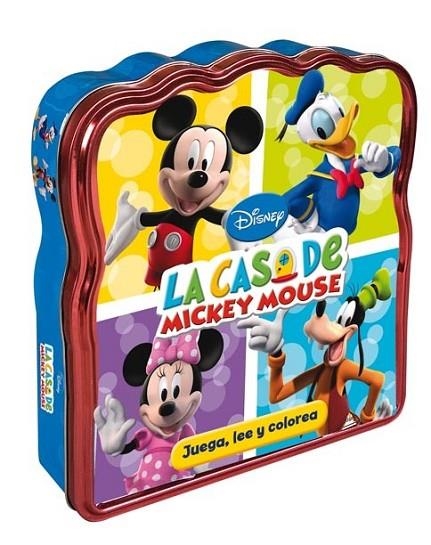 CASA DE MICKEY MOUSE, LA : JUEGA, LEE Y COLOREA (caja metálica) | 9788444166537 | WALT DISNEY COMPANY | Librería Castillón - Comprar libros online Aragón, Barbastro