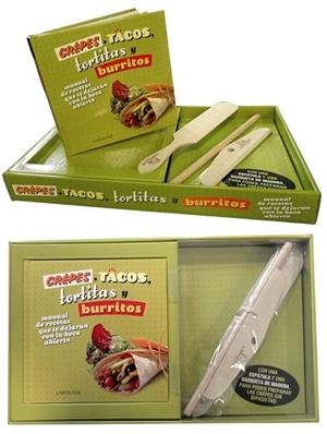 CRÊPES, TACOS, TORTITAS Y BURRITOS + UTENSILIOS | 9788480169820 | Librería Castillón - Comprar libros online Aragón, Barbastro