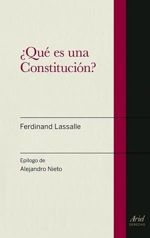 QUÉ ES UNA CONSTITUCIÓN? | 9788434470606 | LASSALLE, FERDINAND | Librería Castillón - Comprar libros online Aragón, Barbastro