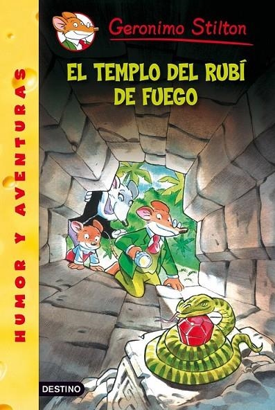 templo del rubí de fuego, El - Geronimo Stilton 48 | 9788408007982 | Stilton, Geronimo | Librería Castillón - Comprar libros online Aragón, Barbastro