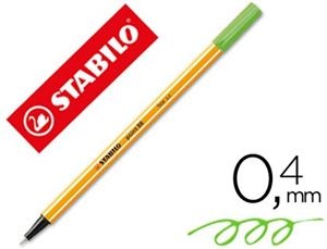 ROTULADOR STABILO POINT 88 VERDE HIELO 13 | 4006381333795 | Librería Castillón - Comprar libros online Aragón, Barbastro
