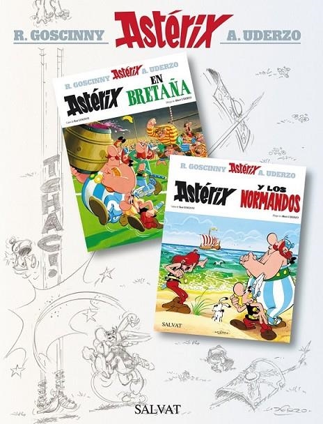 ASTÉRIX EN BRETAÑA Y ASTÉRIX Y LOS NORMANDOS. ÁLBUM DOBLE ED.2012 | 9788421688601 | GOSCINNY, RENÉ | Librería Castillón - Comprar libros online Aragón, Barbastro