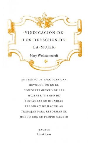 VINDICACIÓN DE LOS DERECHOS DE LA MUJER | 9788430601196 | Mary Wollstonecraft | Librería Castillón - Comprar libros online Aragón, Barbastro