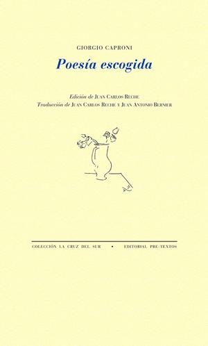 POESÍA ESCOGIDA | 9788415297888 | CAPRONI, GIORGIO | Librería Castillón - Comprar libros online Aragón, Barbastro