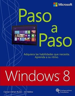 Windows 8 paso a paso | 9788441533356 | Rusen Ciprian,  Adrian; Ballew, Joli | Librería Castillón - Comprar libros online Aragón, Barbastro