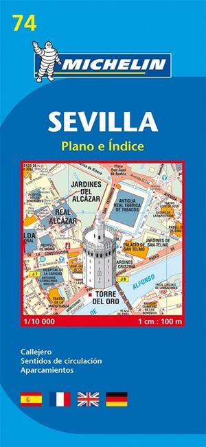 SEVILLA - PLANO MICHELIN 74 | 9782067127869 | MICHELIN | Librería Castillón - Comprar libros online Aragón, Barbastro