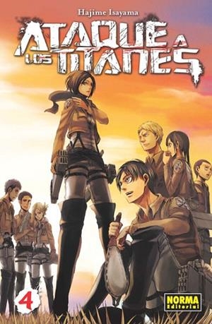 Ataque a los titanes 4 | 9788467911503 | Isayama, Hajime | Librería Castillón - Comprar libros online Aragón, Barbastro