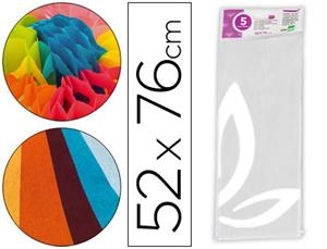 PAPEL SEDA 5H 52X76CM BLANCO 36082 | 8423473291492 | Librería Castillón - Comprar libros online Aragón, Barbastro