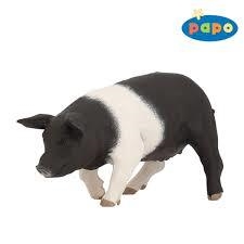 FIGURA PAPO CERDA NEGRA Y BLANCA | 3465000511388 | Librería Castillón - Comprar libros online Aragón, Barbastro