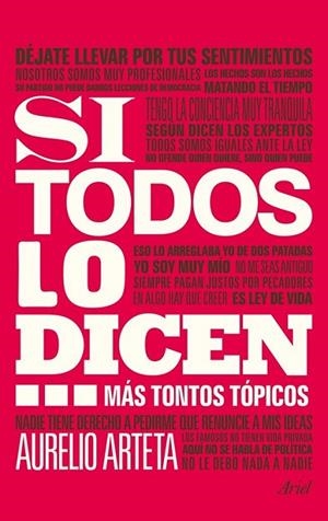 Si todos lo dicen... | 9788434409392 | Arteta, Aurelio | Librería Castillón - Comprar libros online Aragón, Barbastro