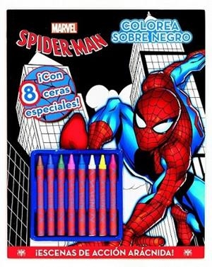 Spider-Man. Colorea sobre negro | 9788415343523 | Marvel | Librería Castillón - Comprar libros online Aragón, Barbastro