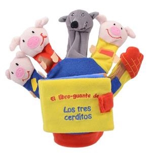 Los tres cerditos (libro guante con títeres de dedo) | 9788468309736 | RETTORE | Librería Castillón - Comprar libros online Aragón, Barbastro