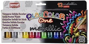 INSTANT EDUCA PLAYCOLOR METALLIC 12 COLORES SURTIDOS (CERAS EN BARRA) | 8414213101218 | Librería Castillón - Comprar libros online Aragón, Barbastro