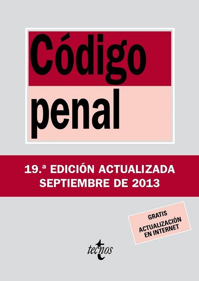 Código Penal | 9788430958634 | Editorial Tecnos | Librería Castillón - Comprar libros online Aragón, Barbastro