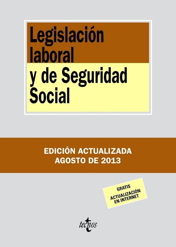 Legislación laboral y de Seguridad Social | 9788430958672 | Editorial Tecnos | Librería Castillón - Comprar libros online Aragón, Barbastro