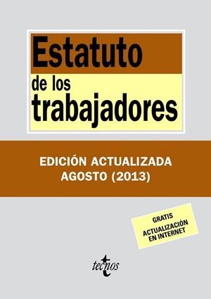 Estatuto de los Trabajadores | 9788430958719 | Editorial Tecnos | Librería Castillón - Comprar libros online Aragón, Barbastro