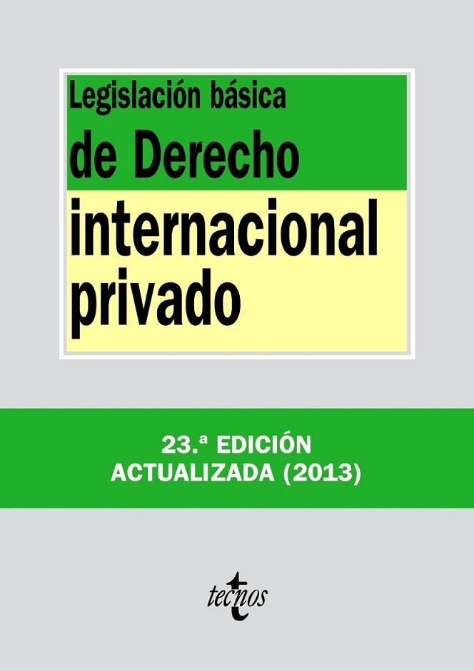 Legislación básica de Derecho Internacional privado | 9788430958726 | Editorial Tecnos | Librería Castillón - Comprar libros online Aragón, Barbastro