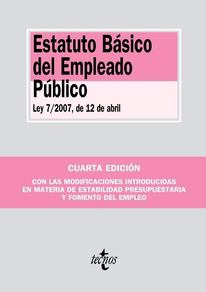 Estatuto Básico del Empleado Público | 9788430958573 | Editorial Tecnos | Librería Castillón - Comprar libros online Aragón, Barbastro