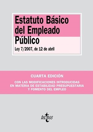 Estatuto Básico del Empleado Público | 9788430958573 | Editorial Tecnos | Librería Castillón - Comprar libros online Aragón, Barbastro