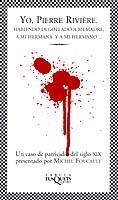 YO PIERRE RIVIERE  FABULA-157 | 9788483107300 | FOUCAULT, MICHEL | Librería Castillón - Comprar libros online Aragón, Barbastro