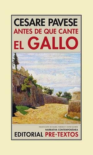 Antes de que cante el gallo | 9788415576785 | Pavese, Cesare | Librería Castillón - Comprar libros online Aragón, Barbastro