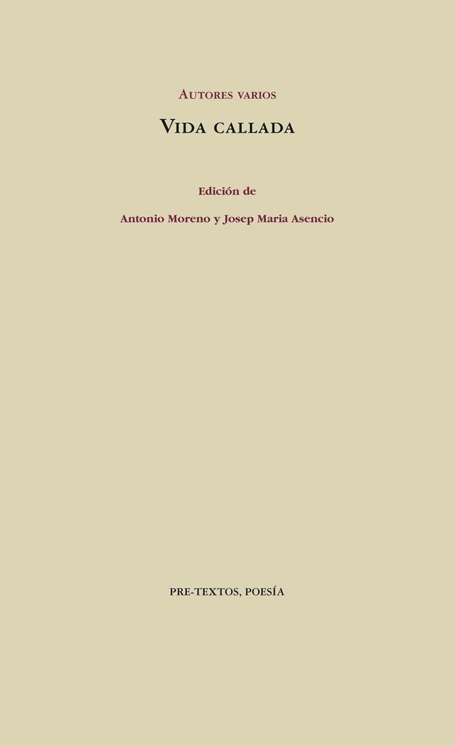 Vida callada | 9788415576761 | VV.AA. | Librería Castillón - Comprar libros online Aragón, Barbastro