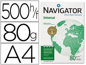 PAPEL A4 80GR 500H BLANCO NAVIGATOR (UNIVERSAL) | 5602024006102 | Librería Castillón - Comprar libros online Aragón, Barbastro