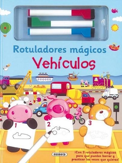 Vehículos - Rotuladores mágicos | 9788467724769 | Susaeta, Equipo | Librería Castillón - Comprar libros online Aragón, Barbastro