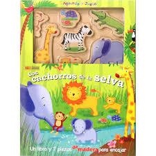 APRENDO Y JUEGO LOS CACHORROS DE LA SELVA | 9788490244807 | Librería Castillón - Comprar libros online Aragón, Barbastro