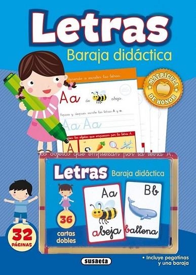 Letras - Baraja didáctica | 9788467728415 | Susaeta, Equipo | Librería Castillón - Comprar libros online Aragón, Barbastro