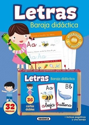 Letras - Baraja didáctica | 9788467728415 | Susaeta, Equipo | Librería Castillón - Comprar libros online Aragón, Barbastro